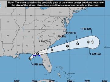 Tormenta “Mindy” se debilita a depresión tropical: prevén fuertes lluvias en Florida