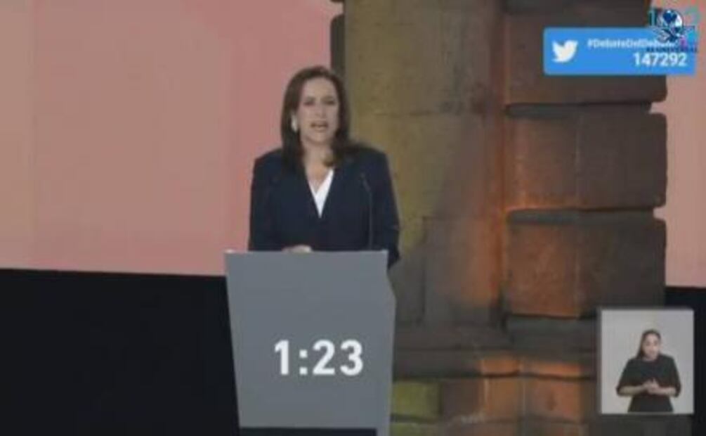 Minuto por minuto. Primer debate presidencial