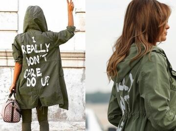Melania Trump viste gabardina con mensaje: “Realmente no me importa ¿y a ti?” durante su visita a la frontera