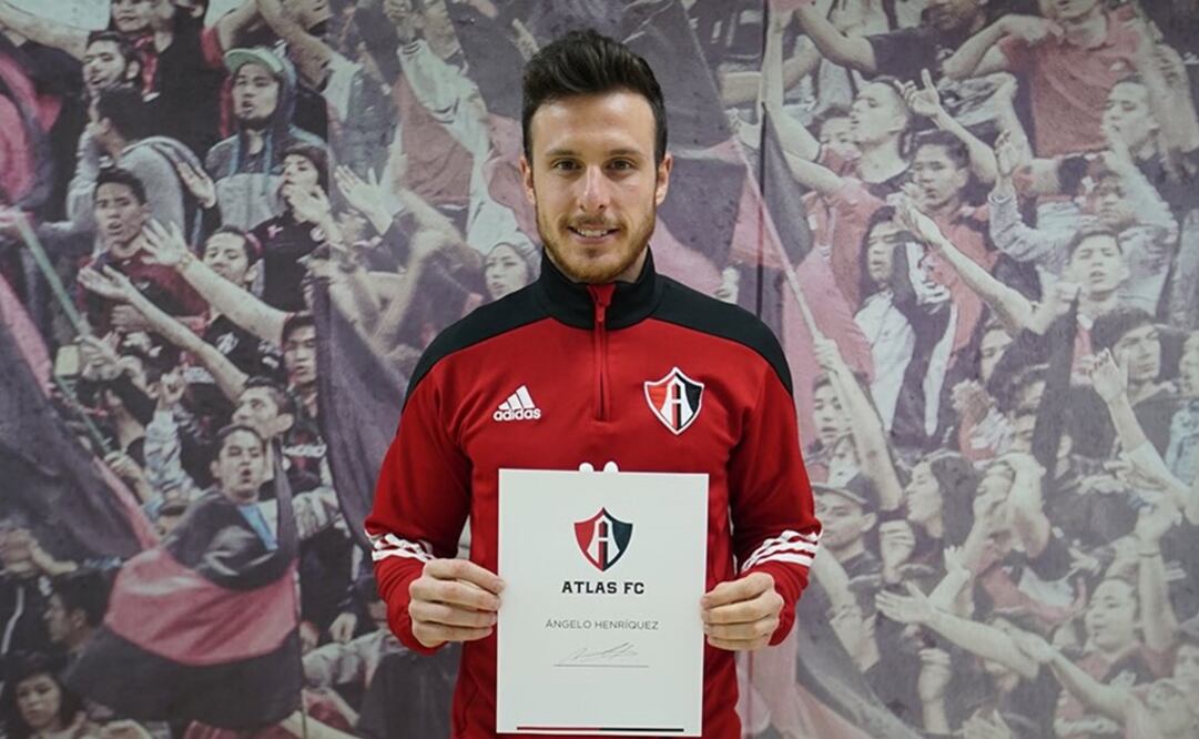 Twitter (@atlasfc). Ángelo José Henríquez Iturra nuevo refuerzo del equipo rojinegro 