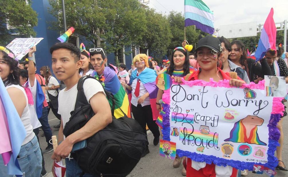 La convocatoria a la marcha orgullo LGBTTTI 2024, fue emitida por el colectivo "Apps Derechos Humanos". Foto: Omar Contreras - EL UNIVERSAL