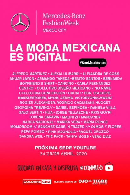 Más de 30 diseñadores estarán en la Semana de la Moda mexicana