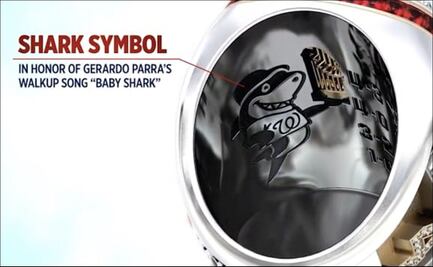 Anillo de Nationals tiene un tiburón por la canción Baby Shark