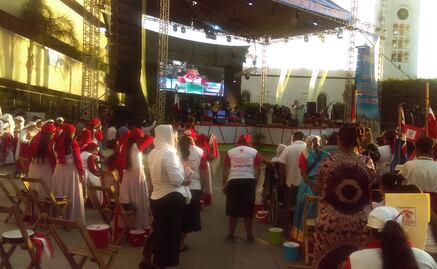 Iglesias evangélicas marchan en jornada de oración por la paz en Chiapas