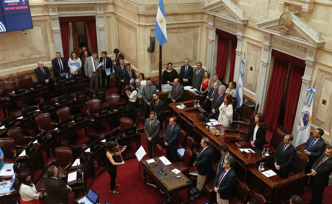 Senado de Argentina. Foto: EFE