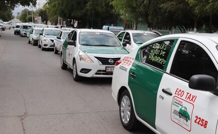 Taxistas se manifiestan contra Uber y Cabify en los estados