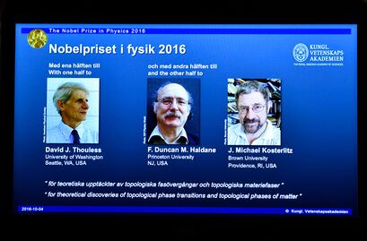 Tres científicos británicos comparten el Nobel de Física