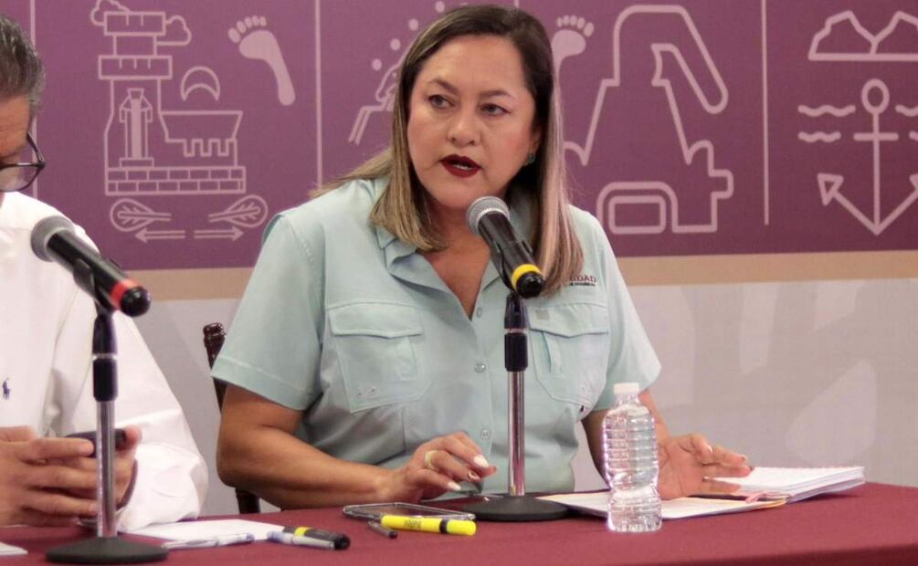 Verona Hernández Valenzuela, Vocera de Seguridad Pública de Sinaloa (11/06/2025). Foto: Especial