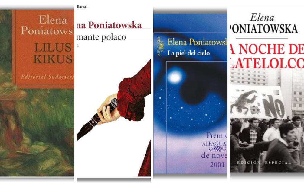 Libros de Elena Poniatowska
Foto: Captura de pantalla