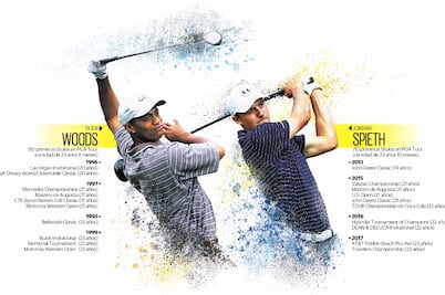 Spieth emula los pasos de Woods