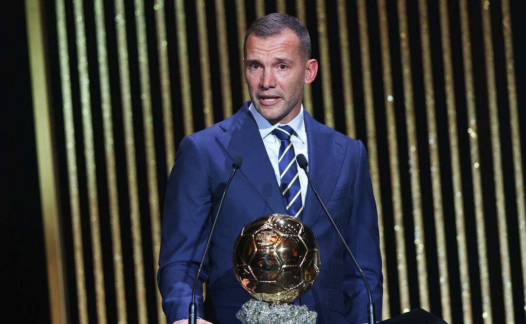 Andriy Shevchenko en la Ceremonia del Balón de Oro - FOTO: EFE
