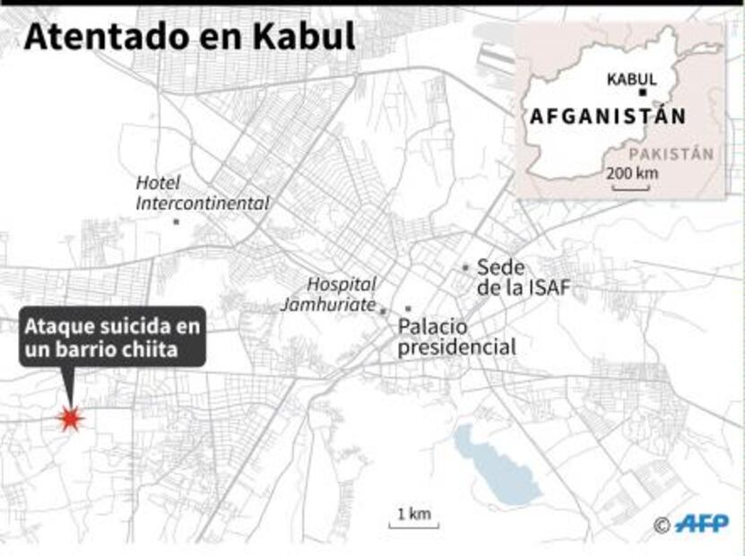 Atentado suicida deja nueve muertos en Kabul; EI reivindica el ataque