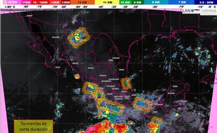 Lluvias y altas temperaturas en la mayor parte del país