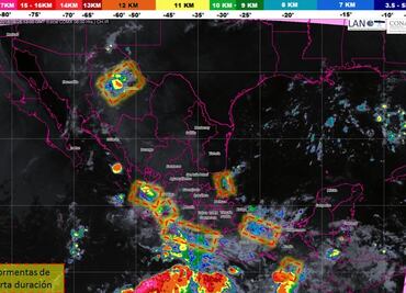 Lluvias y altas temperaturas en la mayor parte del país