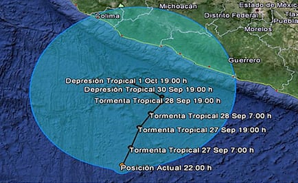 Se forma “Marty” en el Pacífico, alerta Conagua