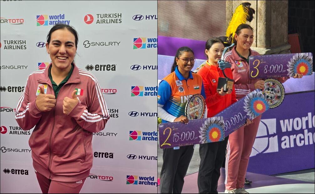 Alejandra Valencia quedó en tercer lugar de la Copa del Mundo de Tiro con Arco / Fotos: Arturo Sanguino - EL UNIVERSAL