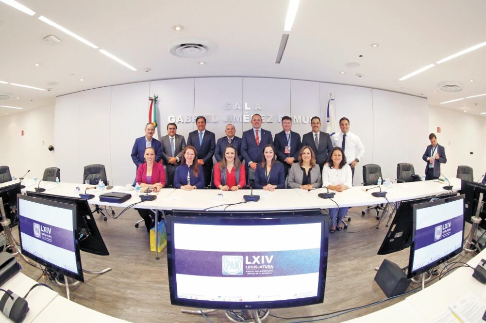 Senadores del PAN se reunieron con legisladores del Partido Unidad Social Cristiana de Costa Rica, con quienes acordaron permanente comunicación / CORTESÍA