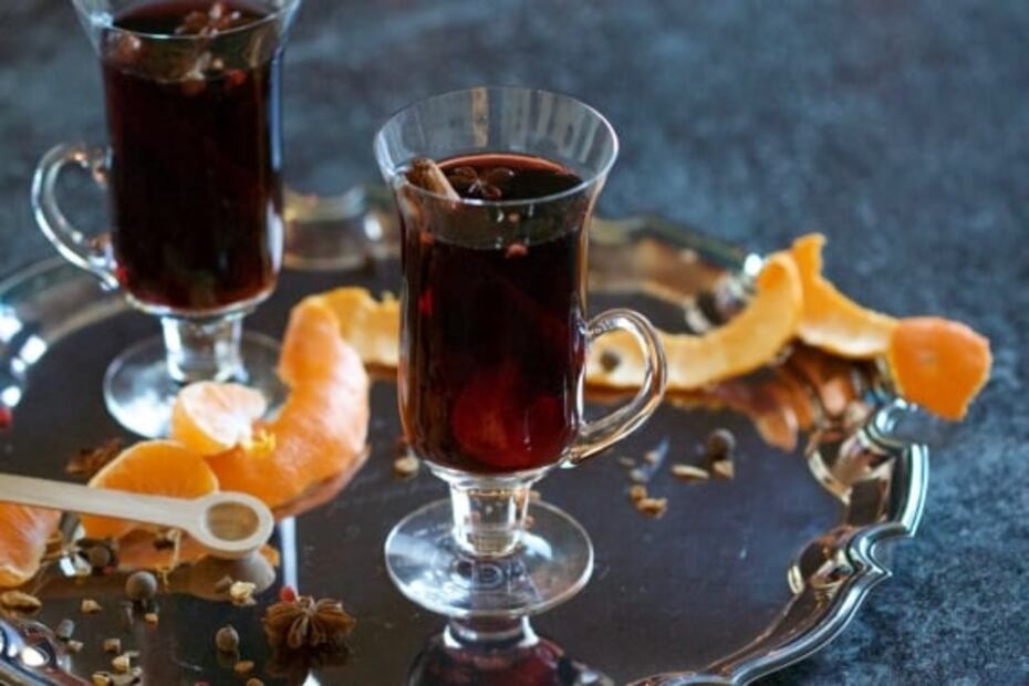 Así puedes preparar ponche con vino tinto