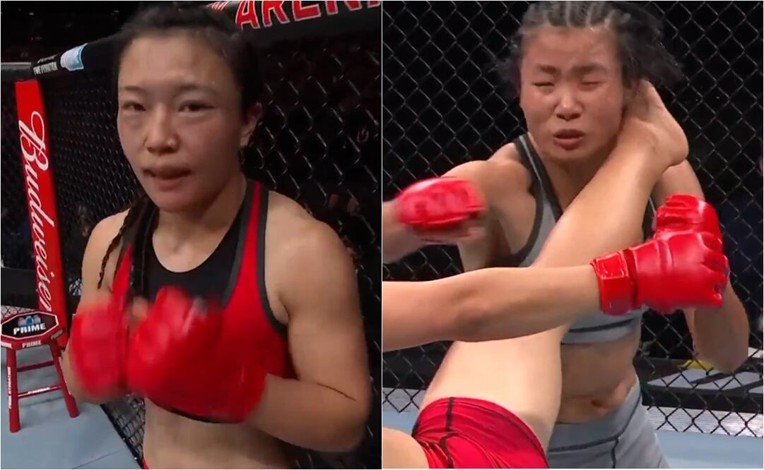 FOTO: VIDEO: El terrible nocaut de Shi Ming a Feng Xiaocan en la UFC