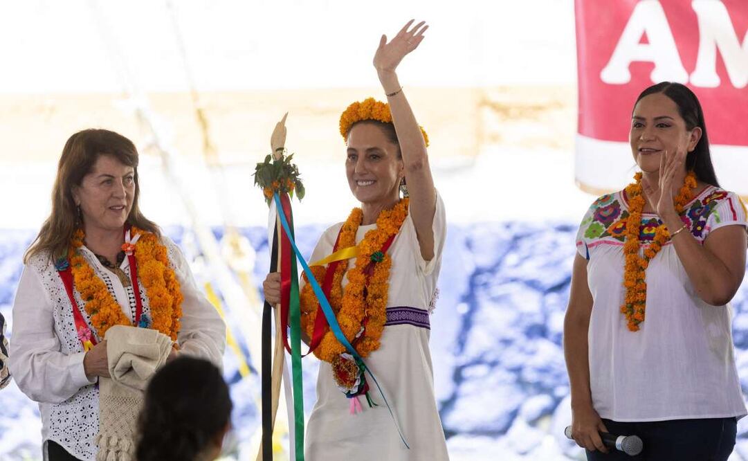 La presidenta Claudia Sheinbaum Pardo encabezó la Asamblea del Fondo de Aportaciones para la
Infraestructura Social para Pueblos y Comunidades Indígenas y Afromexicanas (FAISPIAM), en Coatetelco, Morelos. Foto: Hugo Salvador/EL UNIVERSAL