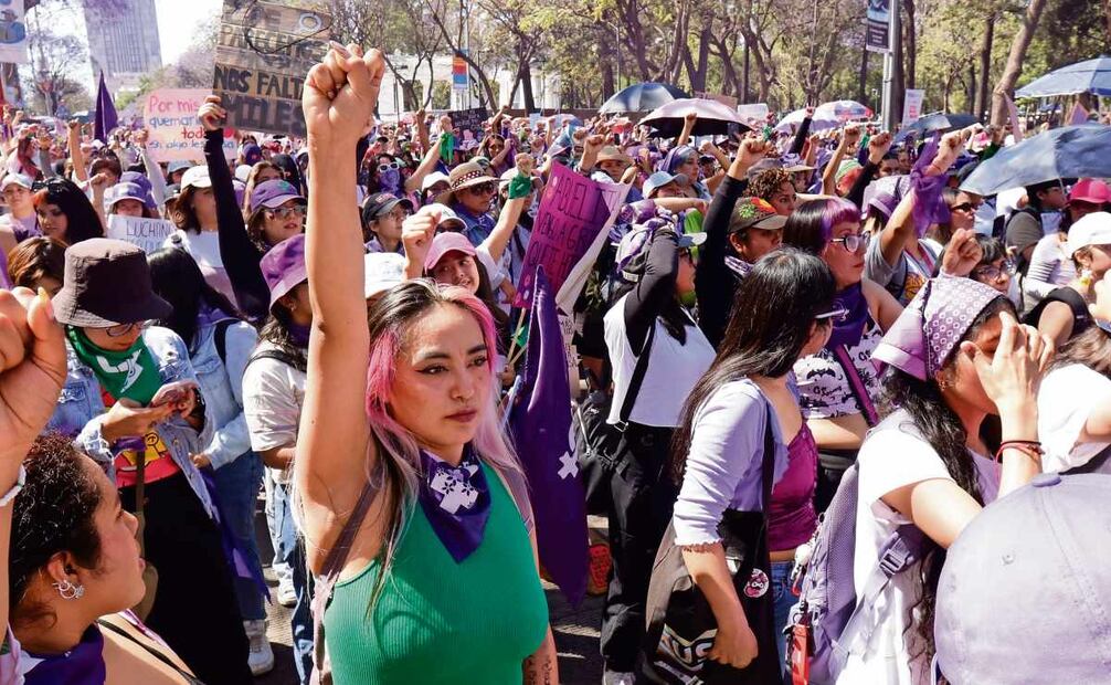 Marcha del 8M en México. Foto: Archivo EL UNIVERSAL