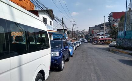 En gasolinera de Naucalpan sólo hay combustible premium