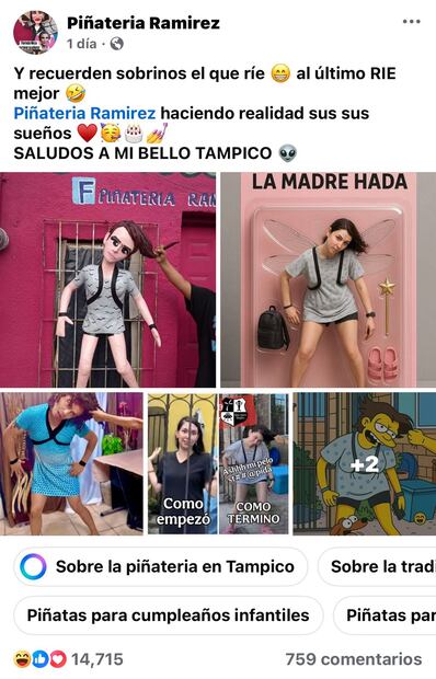 En su página, la foto obtuvo más de 14 mil reacciones. Foto: Facebook