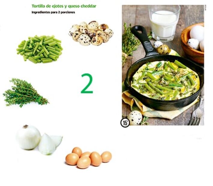 Consiente a tu familia con sencillos y nutritivos omelettes  para el desayuno