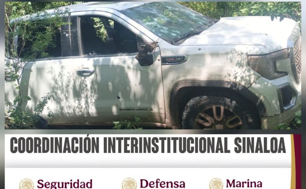 Durante los trabajos de reconocimiento terrestre en las cercanías del poblado Ensenada, en el municipio de Elota, personal militar fue atacado por un grupo armado.
Foto: Especial.