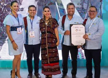 Sheinbaum pasa estafeta de Tianguis Turístico a gobernadora de Guerrero