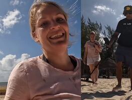 ¡Misión Imposible! Turista recupera anillo perdido en Playa del Carmen; recibe ayuda de mexicano con detector de metales