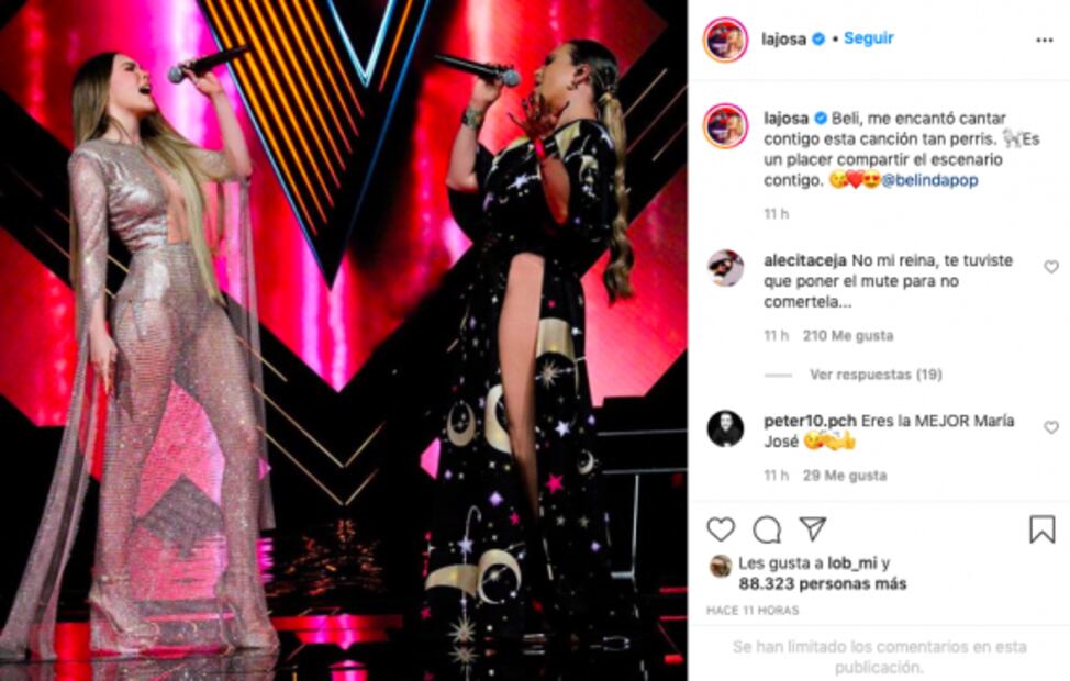 La batalla de estilo entre Belinda y María José que impactó en La Voz