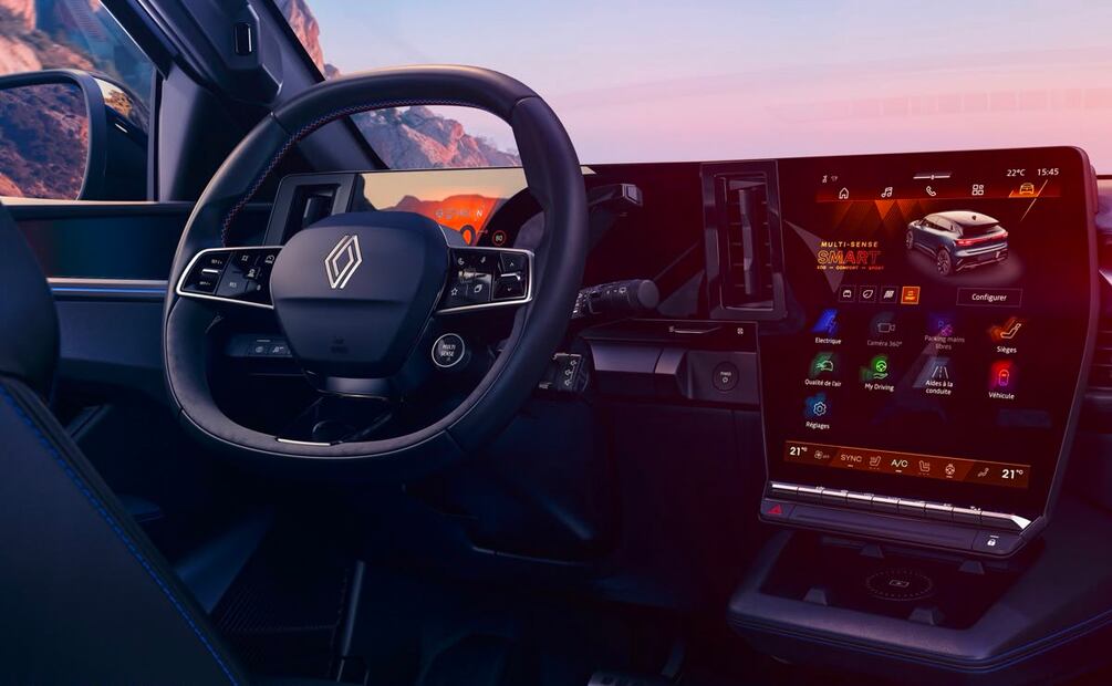 La nueva iluminación tipo LED se adapta al gusto del usuario. Foto: Grupo Renault