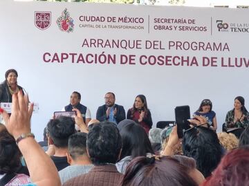 Instalan el primer sistema de captación de agua de lluvia en un mercado público de CDMX; modelo se replicará en otros 20