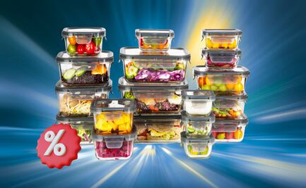 ¿Valen la pena los tuppers de vidrio? Este barato set de 18 piezas está casi a mitad de precio