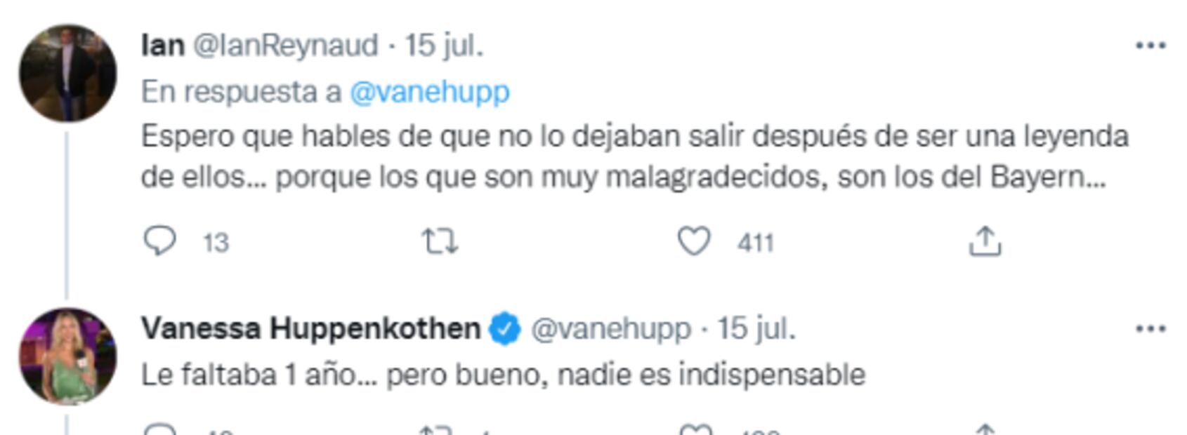 Comentarista de ESPN es atacada por llamar "malagradecido" a Lewandowski