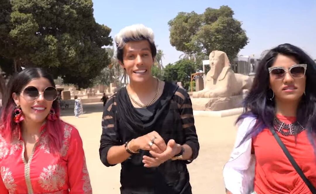 Los Polinesios tuvieron problemas en las pirámides de Egipto  FOTO: TOMADA DE VIDEO