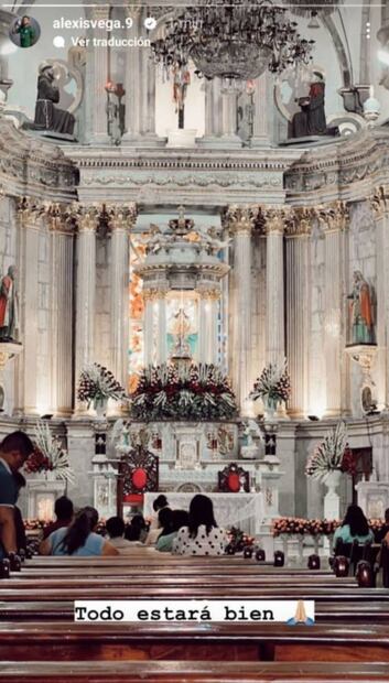 Alexis Vega será operado; va a la iglesia para apoyarse en Dios y confía que "Todo estará bien" 