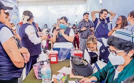 Casos en 2 alcaldías, por baja participación en vacunación