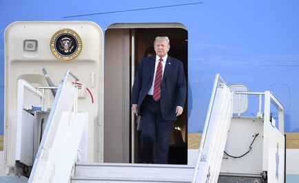 Llega Trump a Helsinki en medio de protestas para reunirse con Putin