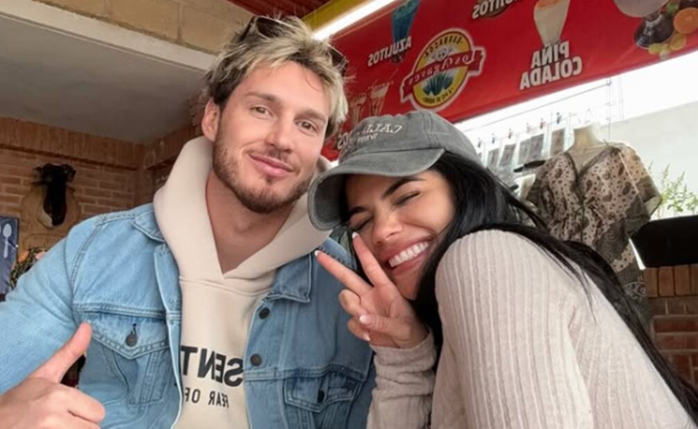 Fede Dorcaz y su novia Mariana Ávila.