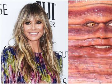 Heidi Klum se convierte en un gusano para este Halloween