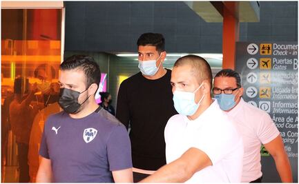 Esteban Andrada ya arribó a Monterrey 