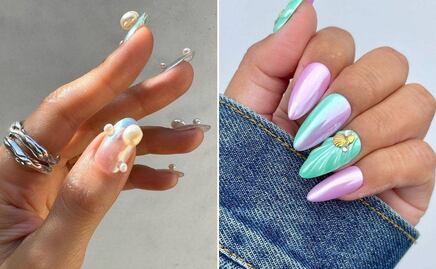 Mermaid nails, la manicura en tendencia inspirada en las sirenas