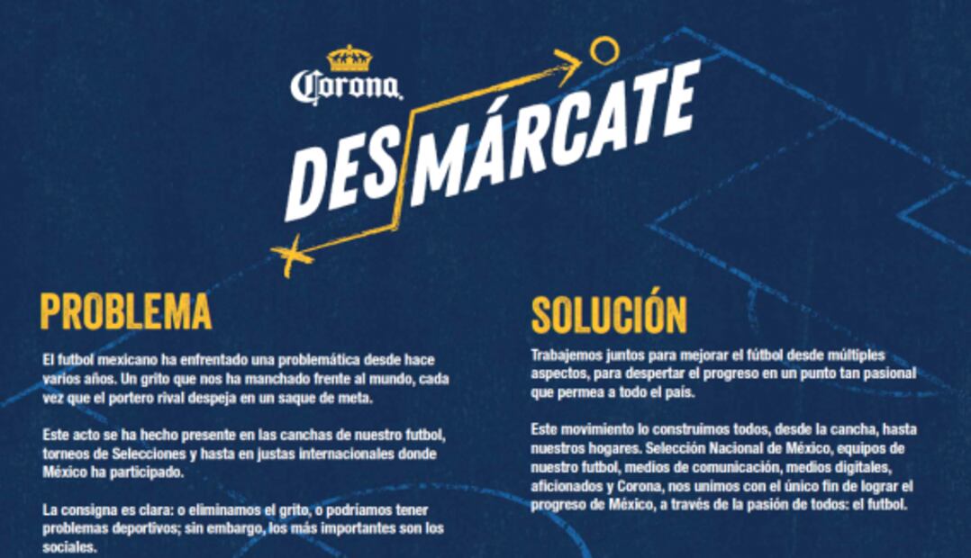 Desmárcate. Un movimiento que busca la evolución de nuestro futbol