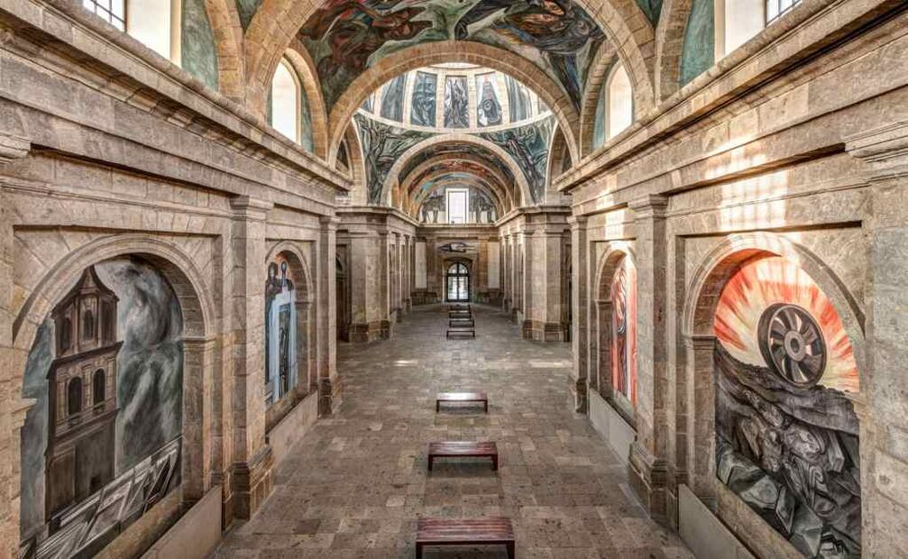 El Instituto Cultural Cabañas es un museo de arte que ha expuesto obras de autores como Diego Rivera, David Alfaro Siqueiros y Luis Barragán. (Foto: Cortesía)