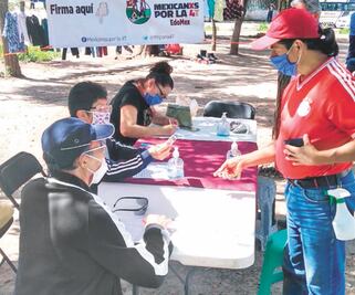 En Edomex van por el respaldo de 450 mil 