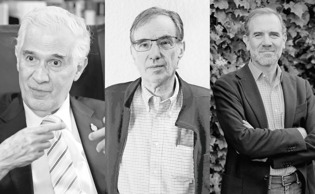 Diego Valadés Ríos, José Woldenberg y Lorenzo Córdova. Fotos: Archivo / EL UNIVERSAL