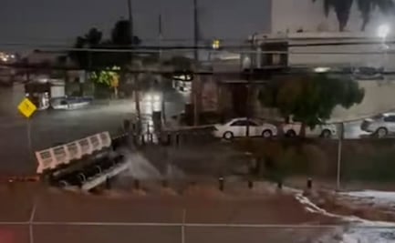 Lluvias, vientos y tormentas eléctricas causan daños en 10 viviendas en Culiacán; 5 personas quedaron varadas en un automóvil