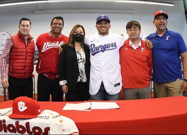 Miguel Ojeda Jr firma con los Texas Rangers en la MLB